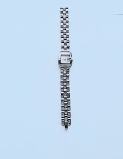 "NEW" Beautiful GUCCI "Copy" Silver -Tone Watch 8" Long
