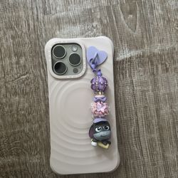 Baseball Eeyore phone charm