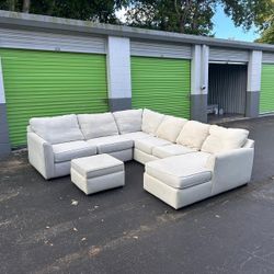 City Furniture Sectional White (Free Delivery)