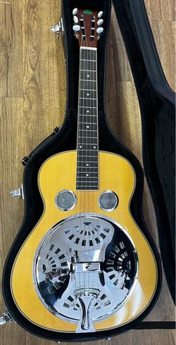 Regal Square Neck Resonator Guitar w/Hardshell Case