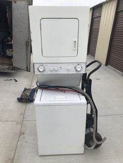 Stackable high capacity washer and dryer