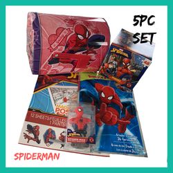 NWT Boys Marvel Spider-Man 5pc Gift Set