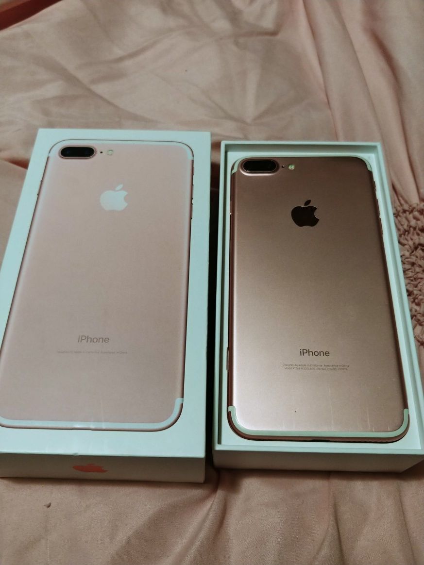 Rose gold IPhone 7 plus