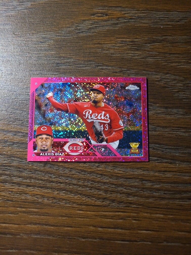 2023 Topps #179 Alexis Diaz Pink Diamond Cincinnati Reds 