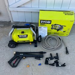 RYOBI 1900 PSI 1.2 GPM Cold Water Wheeled Corded Electric Pressure Washer