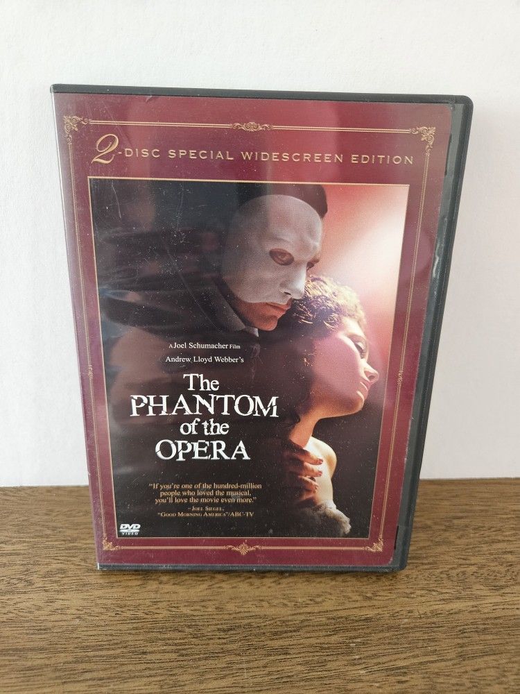 Phantom If The Opera 2 Disc Wide Screen Edition Dvd Set Gerard Butler Minnie Driver 2004