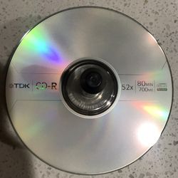 New 28 TDK CD-R 52X 80 min 700 MB