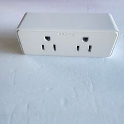 Govee Dual Smart Plug 1Pack, 15A WiFi Bluetooth Outlet, 2-in-1 Design Works with Alexa and Google Assistant, Remote Control via Govee Home App withou