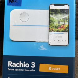 Rachio 8-Station Digital Wi-Fi Compatible Smart Sprinkler (NEW) (8ZULW-C)