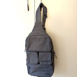 Lululemon Gray Multi-pocket Sling Bag