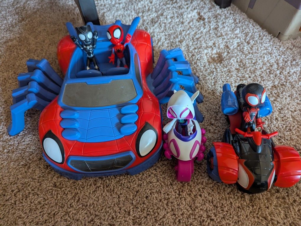 Spidey And Friends Car Set