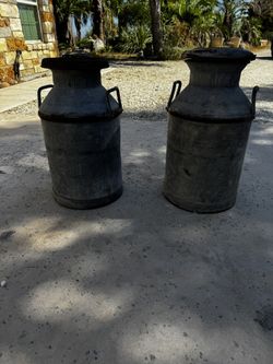 Vintage Milk Canisters