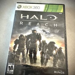 New Halo Reach Xbox 360 Black Case Factory Sealed