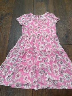 Girls pink dress size 10/12 by knit works #1