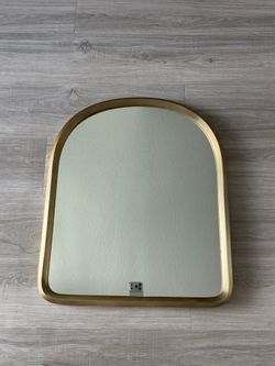 Hearth & Hand with Magnolia Gold Arch Wall Mirror 20” x 23.5” Brass Finish