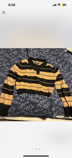 FB County Brown Crop Long Sleeve Top large 