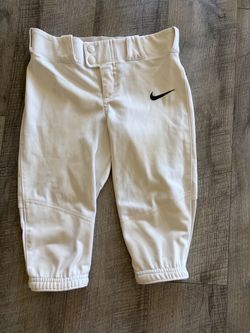 Nike girls youth white softball pants