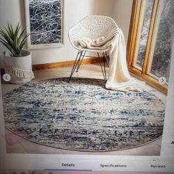 Brand New Madison Collection 4” Round Indoor Rug 