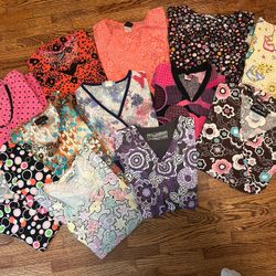 Scrub Tops-  $5 Each 