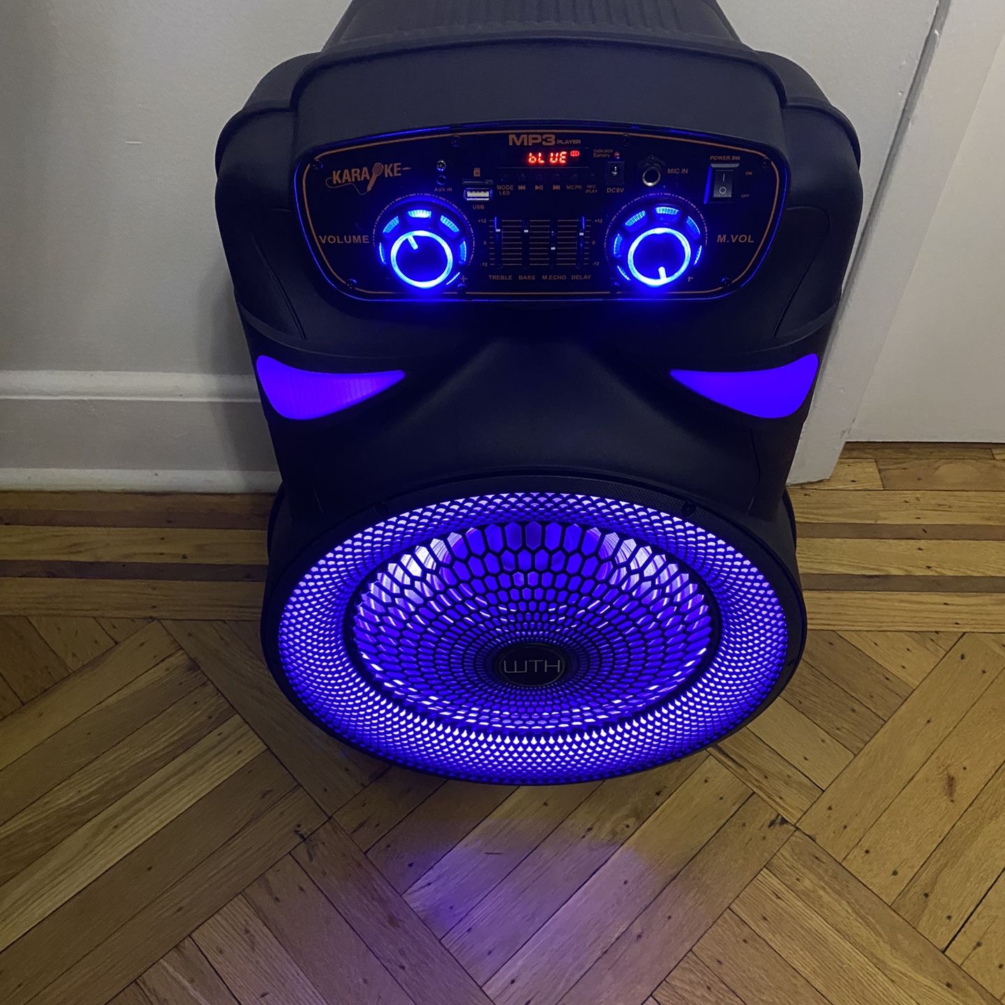 15 Inch RGB Party Speaker With a Stand.