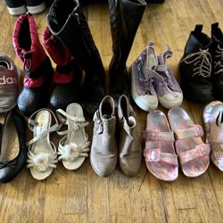 Girls Shoes- Size 1 And 2