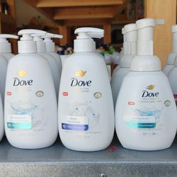 Dove Antibacterial Hand wash. 12 Oz 2 for $7;  10.1 Oz 2. for. $6