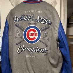 Cubs JH  2016 World Series Champion jacket  size XL