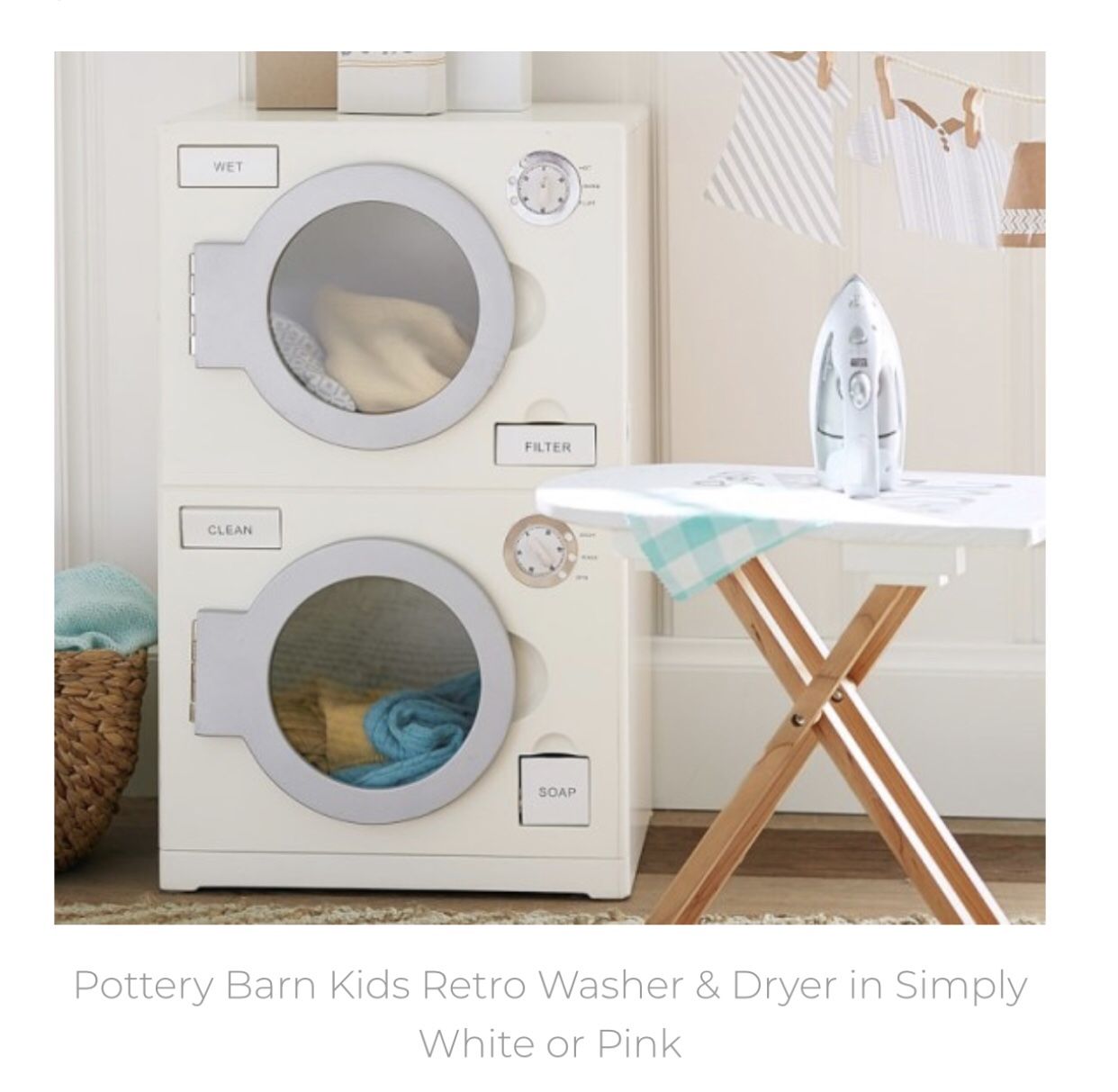 Pottery barn retro washer and dryer sales