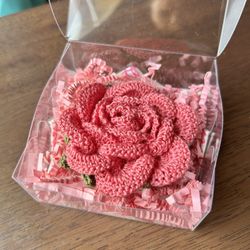 Mother’s Day Crochet Rose