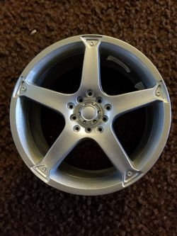 Miniature rim model for tire shop