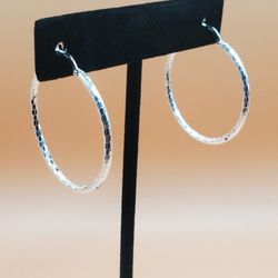 925 Silver Hoop Earrings 