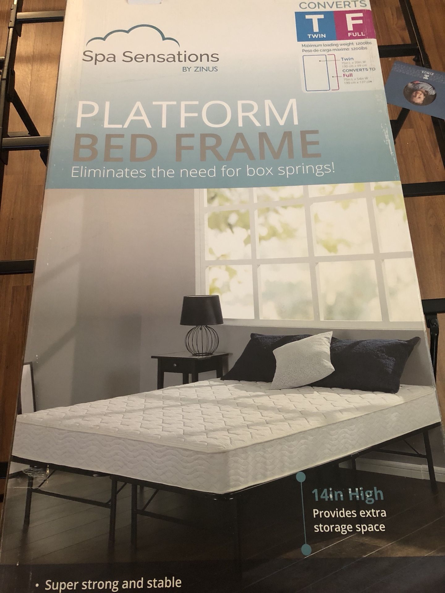 Zinus spa sensations platform bed frame online