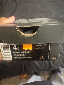 Jordan 4 Retro BT Toddler Size 4C