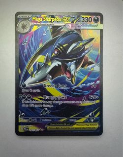 Phantasmal Flames Mega Sharpedo ex SIR 127/094 Pokemon Card