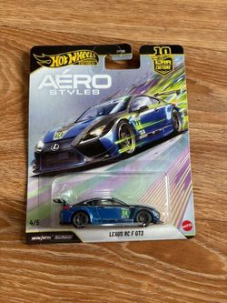 Hot wheels premium aero styles Lexus rc f gt3