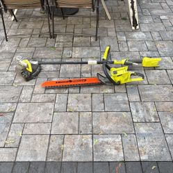 Ryobi 40v Hedge Trimmer And Weed Wacker