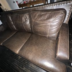Leather couch