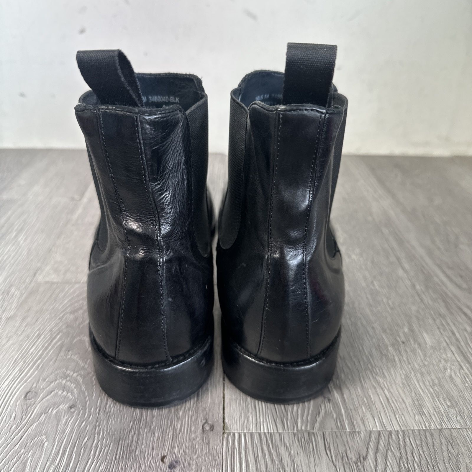 Frye made in Italy shoes 10.5 Frye Chelsea Boots Men 10.5 Black Leather Ankle Pull On  main image 2