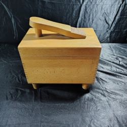 Vintage Wooden Esquire Shoe Valet De Lux Shoe Shine Box Full Of Equipment