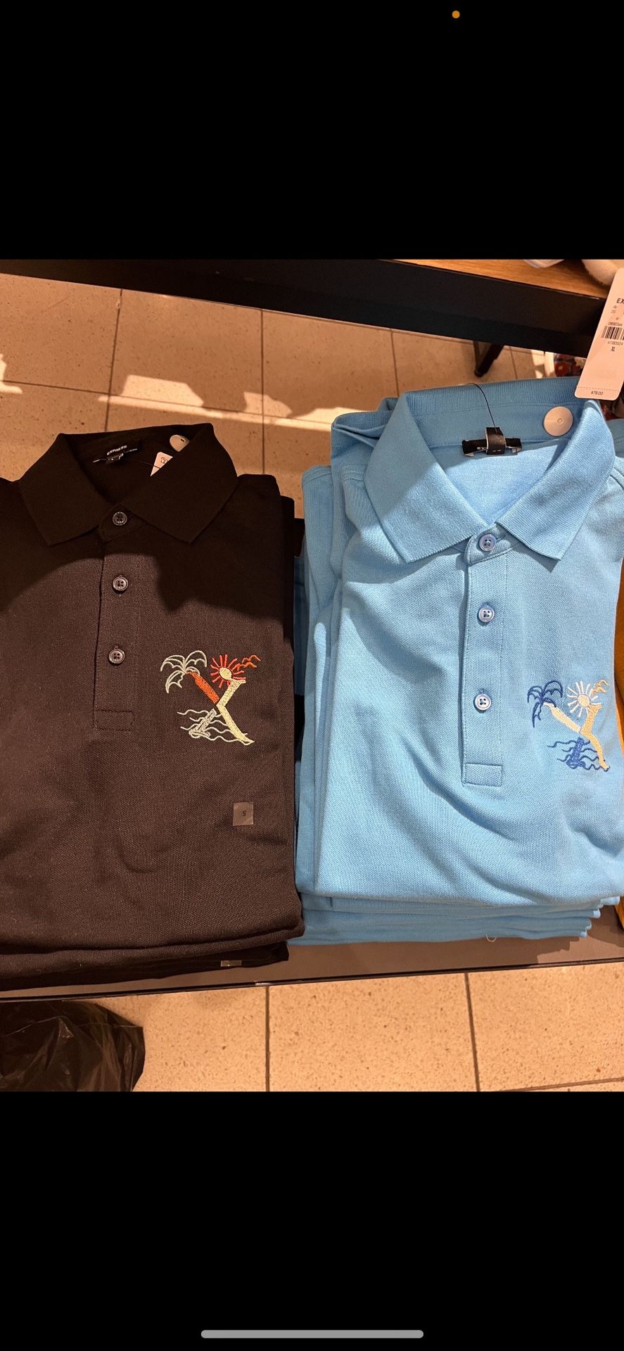 2 Express Polos Size XL