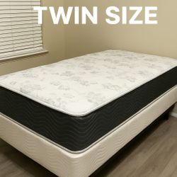 New Twin Mattress And Box Spring 2 Pc Bed Frame Is Not Included 