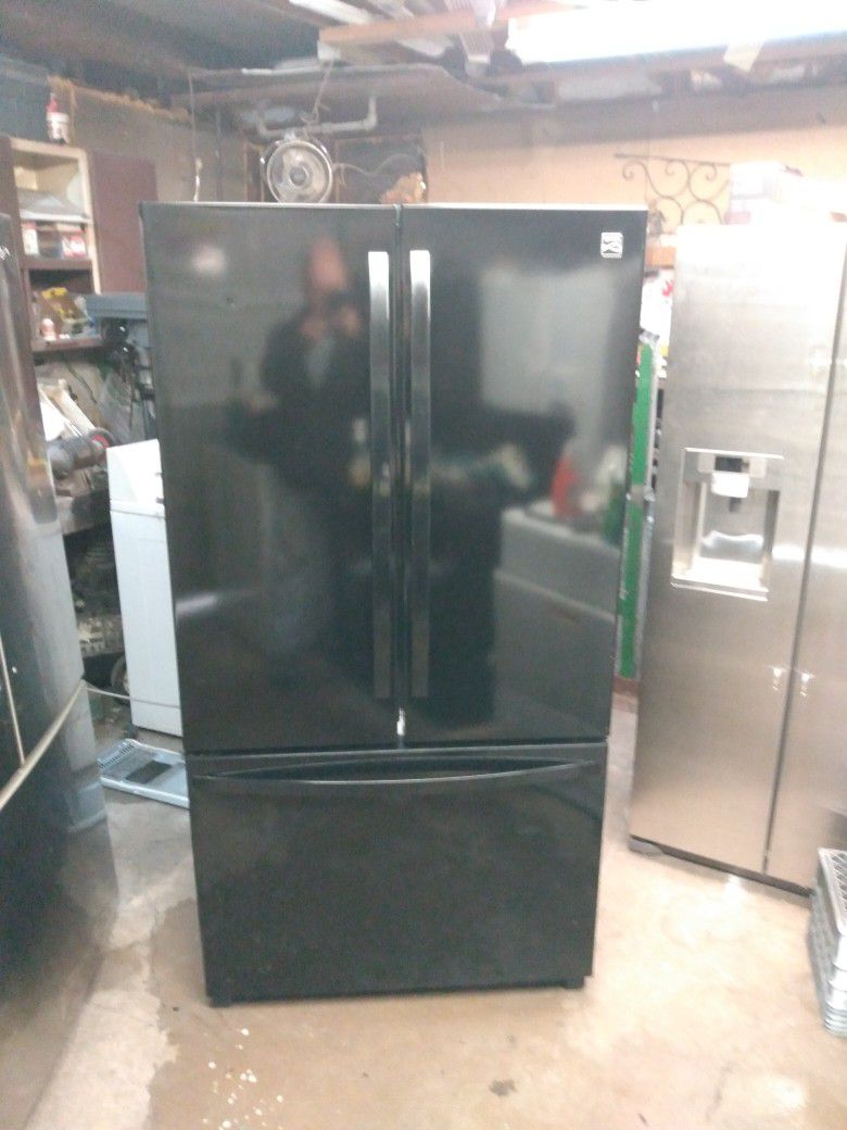 Kenmore All Black French Door Refrigerated