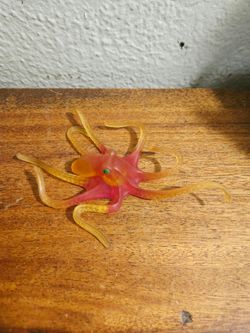 PENDING SALE Vintage 1978 Fisher Price 323 & 358 Adventure People Deep Sea Octopus Figure Rubber