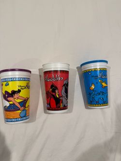 Disney's Aladdin Plastic Cup Set of 3