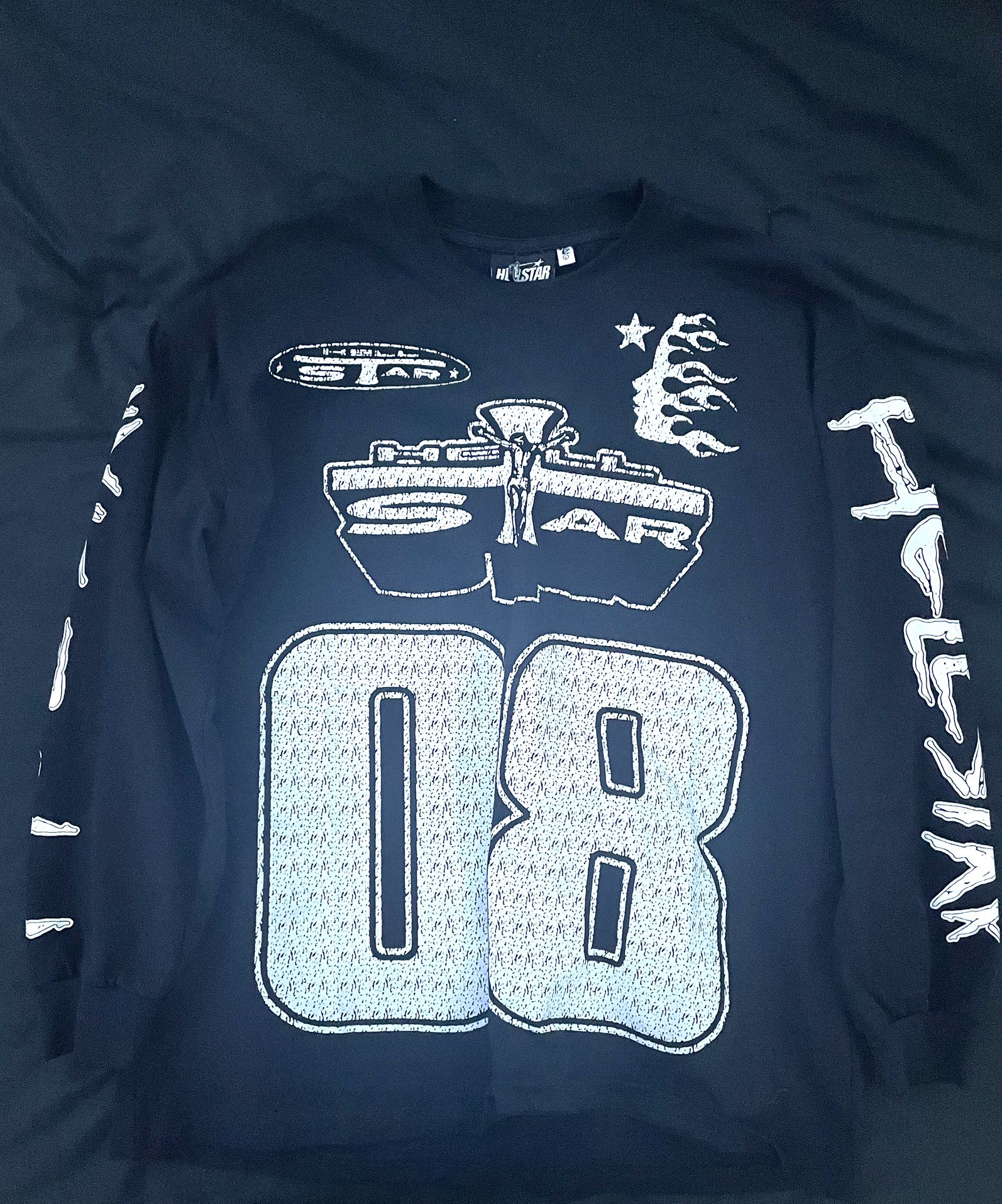 Hellstar Path to Paradise 08 black long-sleeve shirt.