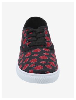 Naruto Shippuden Akatsuki Cloud Lace-Up Sneakers New