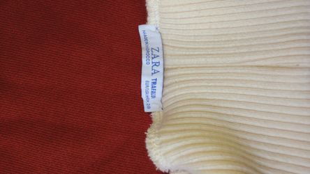 Zara Trafaluc Two-Tone Knit Top