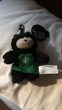 Starbucks  Black Cat Bearista Keychain 2026