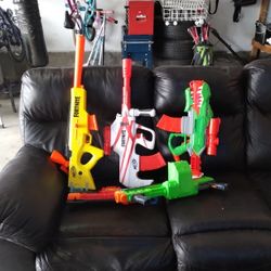 Nerf Weapons  5 Total