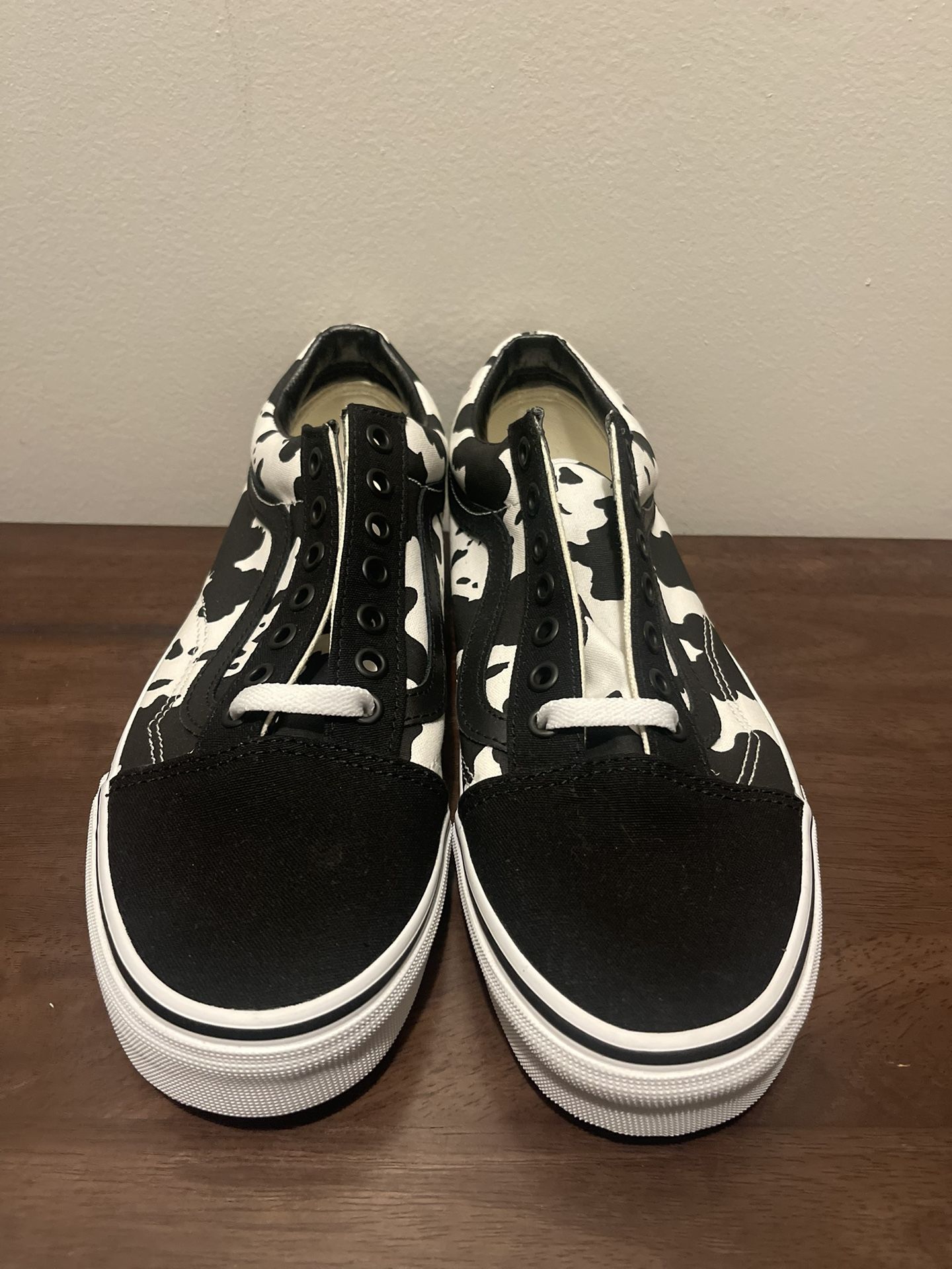 Cow print Vans